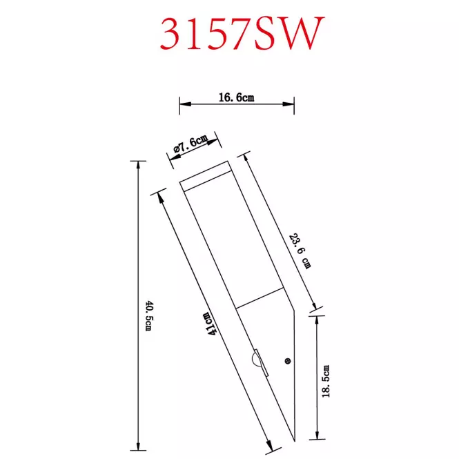 Nástenná lampa Boston 3157SW 15W Wood S K1