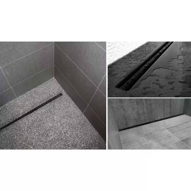 Lineárny odtok Rea G8902 Neo Slim Pro 800 čierna