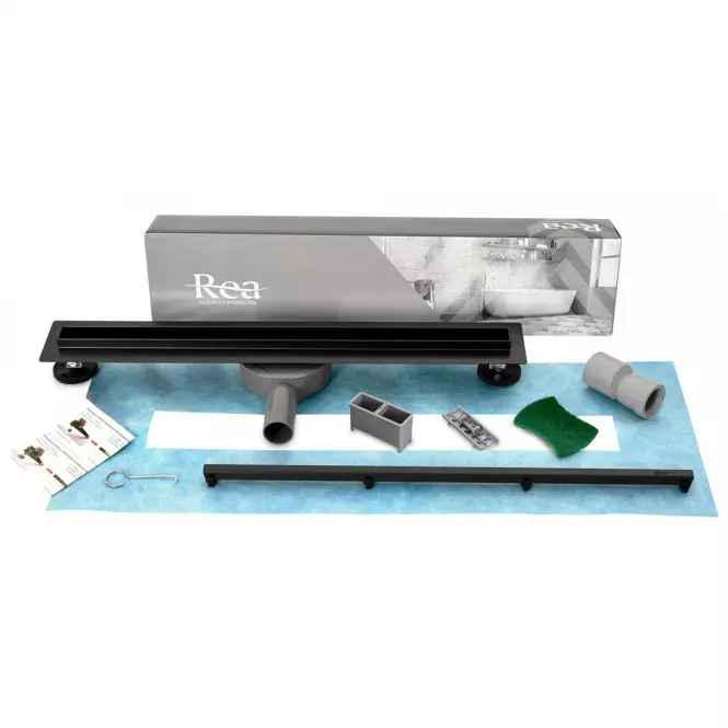 Lineárny odtok Rea G8902 Neo Slim Pro 800 čierna