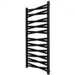 Kúpeľňový radiátor Łezka 3D Ł3DX 2250 čierna 1205x540 mm