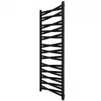 Kúpeľňový radiátor Łezka 3D Ł3DX 2650 čierna 1435x540 mm