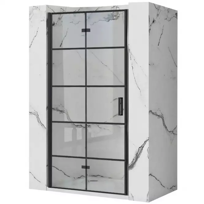 Sprchové dvere Molier 80x190 black Rea K8537