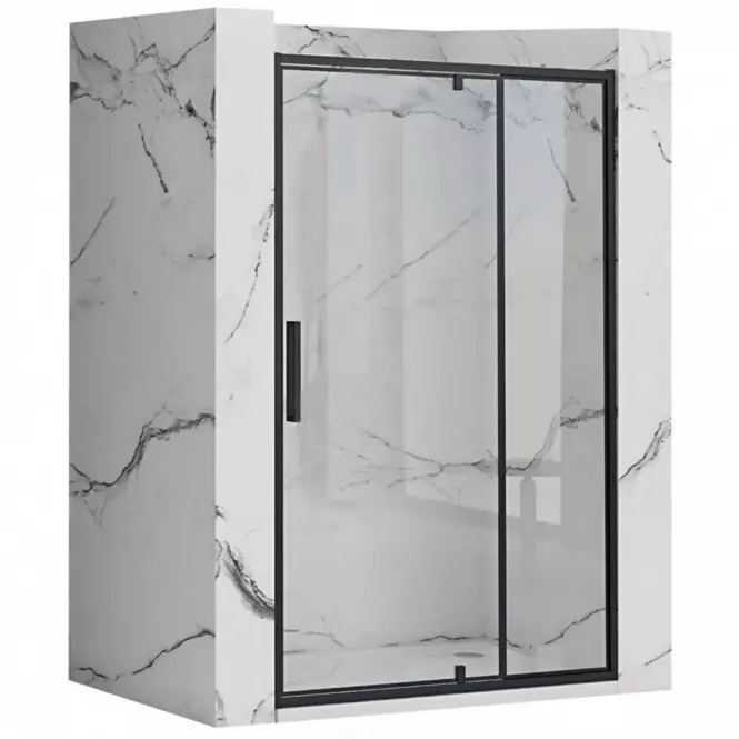 Sprchové dvere Rapid Swing 120x195 black Rea K6413