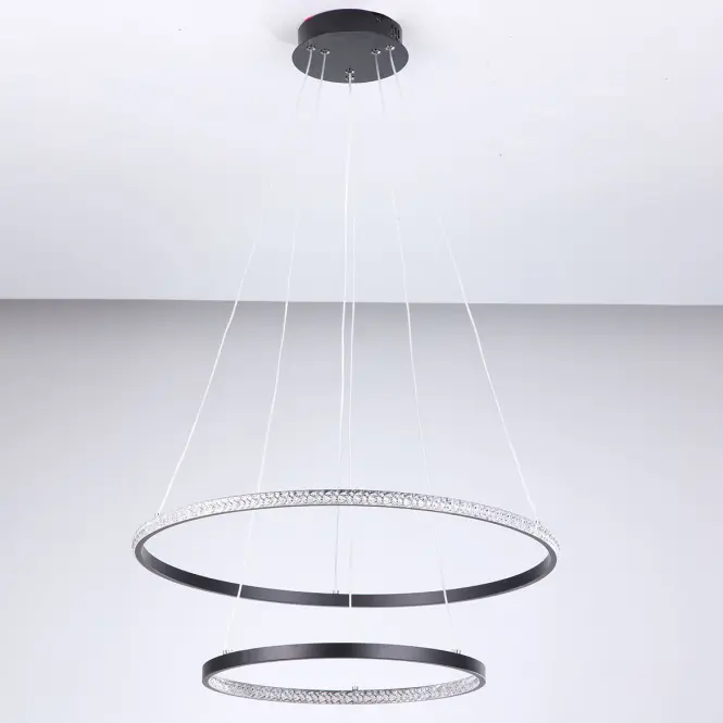 Závesné svietidlo SUPRA BLACK AH-SULED48BL LED LW1