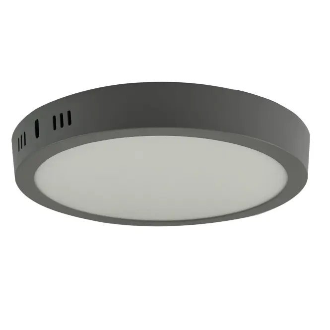 LED okrúhly panel 18W 4200K svetlosivý
