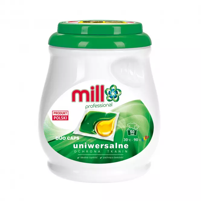 Duo Caps Mill Professional Univerzálne kapsule na pranie 50 ks