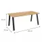 Stôl Kleo 185x90 – Artisan,2