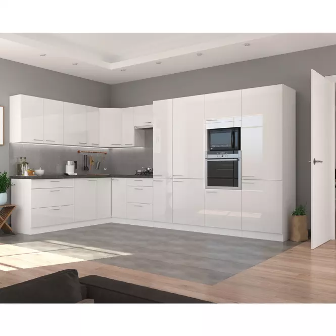 Kuchynská skrinka Lara 45g-72 1f Mdf biely lesk