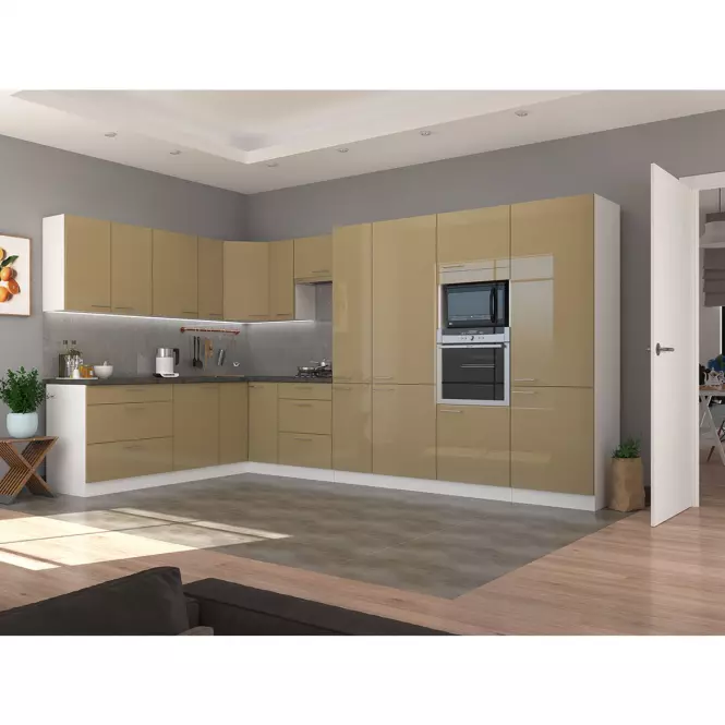 Kuchynská skrinka Lara 50g-72 1f Mdf Cappucino lesk