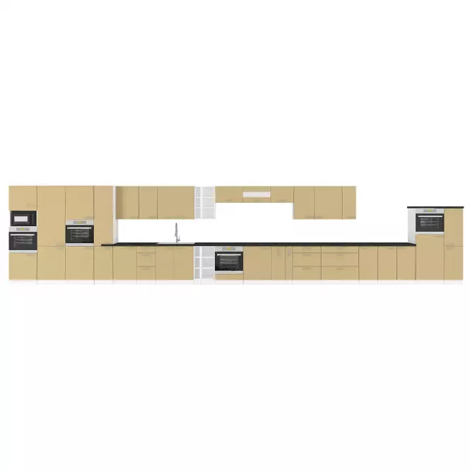 Kuchynská skrinka Lara 80d 2f Bb Mdf Cappucino lesk