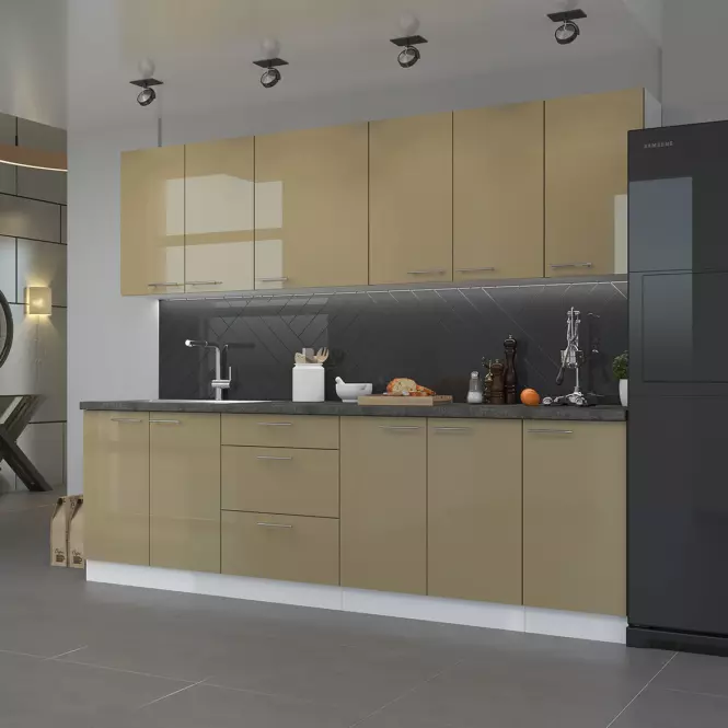 Kuchynská skrinka Lara 30dk-162 Cargo 1f Bb Mdf Cappucino