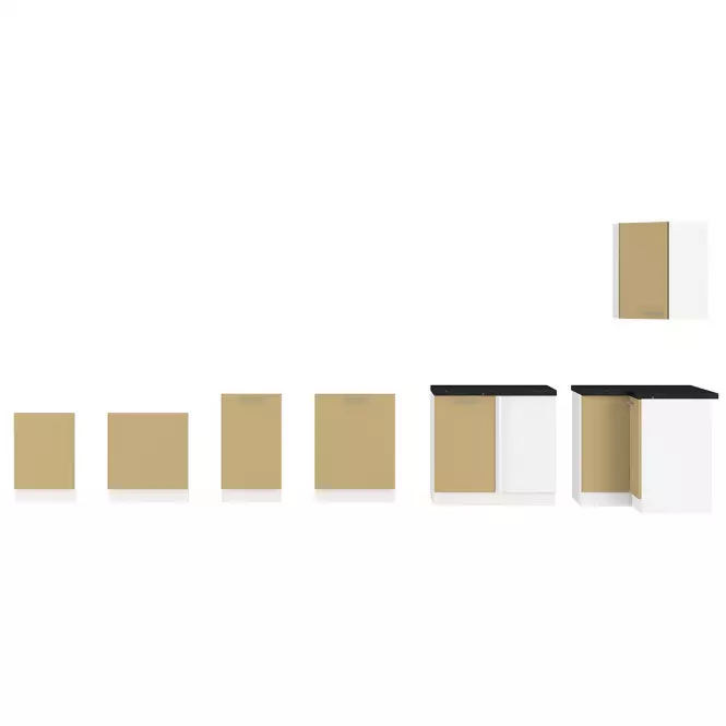 Kuchynská skrinka Lara 30dk-162 Cargo 1f Bb Mdf Cappucino