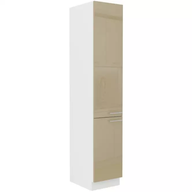 Kuchynská skrinka Lara 40dk-210 2f Bb Mdf Cappucino lesk