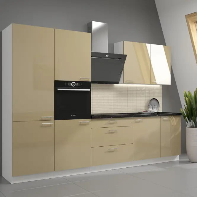 Kuchynská skrinka Lara čelo umývačky riadu 570x596 Mdf Cappucino lesk