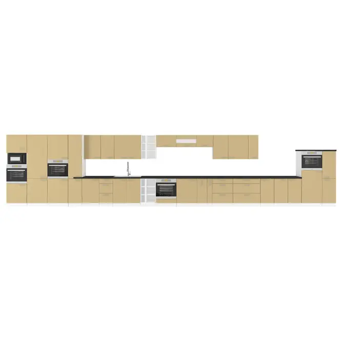 Kuchynská skrinka Lara čelo umývačky riadu 713x446 Mdf Cappucino lesk,3