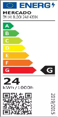Stropné svietidlo LED BLOCK 24W 4200K štvorec antracit