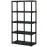 Regál plastový T100/5 čierny 176x100x45 cm – 5 políc/40kg