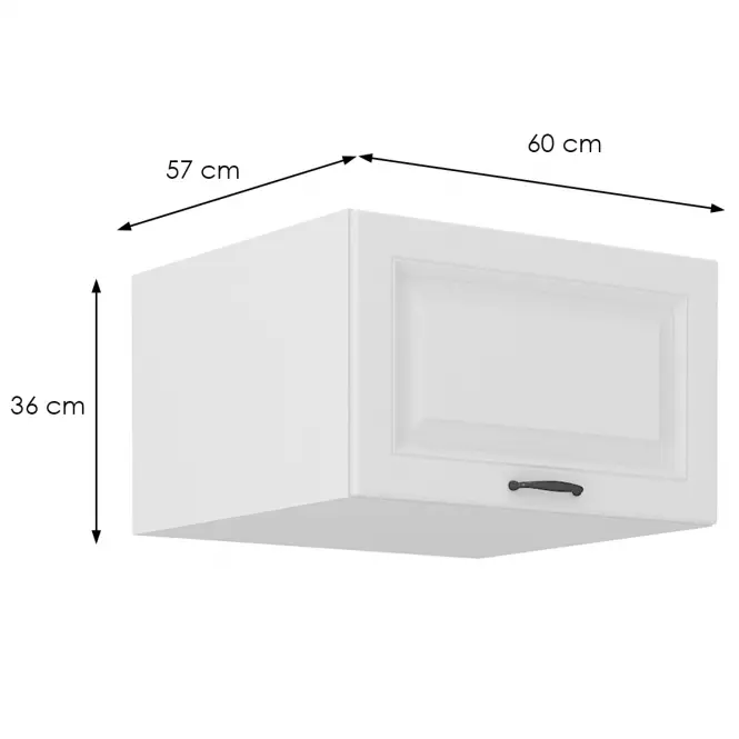 Kuchynská skrinka Stilo biela matná/biela 60 Nagu-36 1F