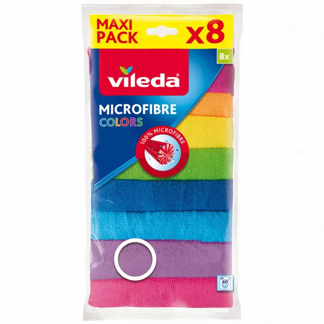 Utierka mikrofibra Colors 8 ks