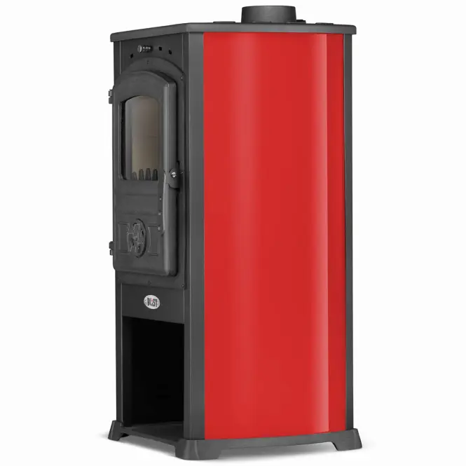 Krbové kachle Modena červené 7,3 kW