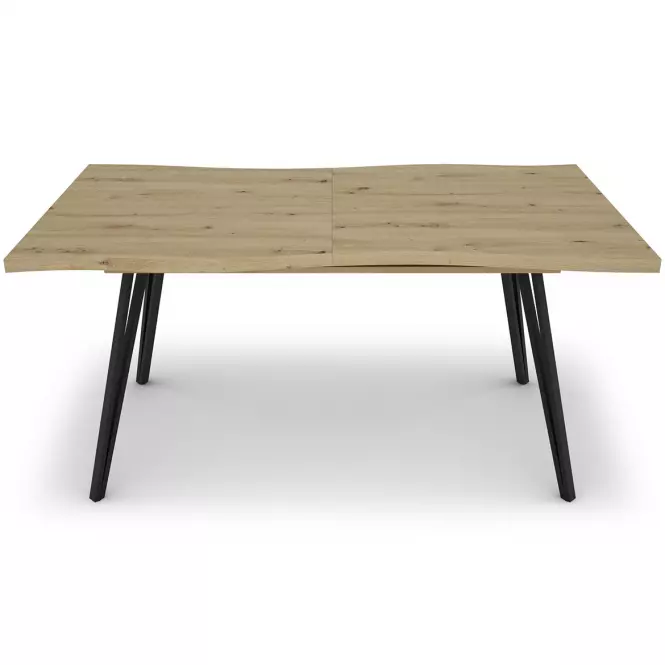 Stôl Log TB 90x160-200 artisan/čierny,2