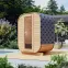 Sauna exteriérová Thermo Mini + Pec Sentiotec 100 3,6 kW,2