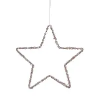 Závesná hviezda šamp. 25 cm 1084115