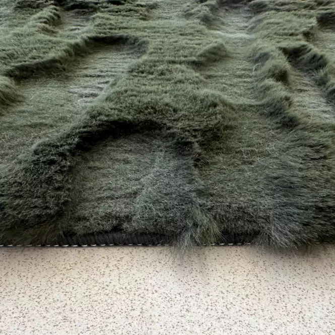 Koberec Lima Rabbit Fur 1,4/1,9 MRD-642 zelená N 1