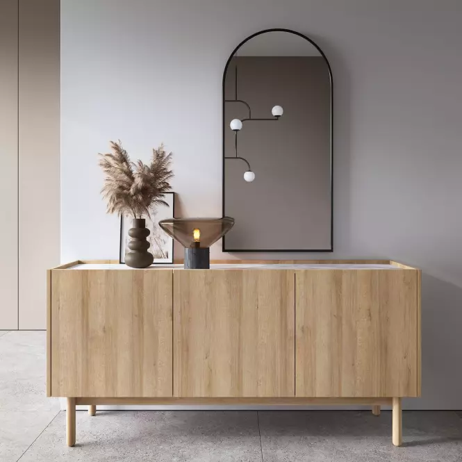 Komoda Boho K144/68 rivera/mramor bianco