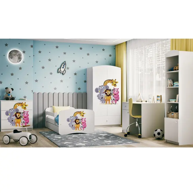 Detská komoda  Babydreams biela – Zoo,7