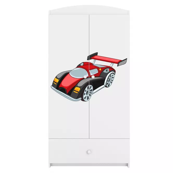 Skriňa Babydreams Biely – Auto,4