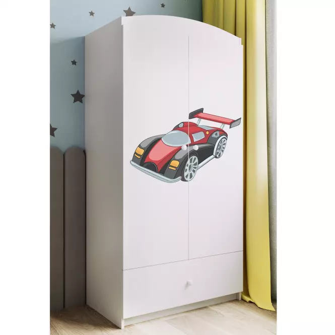 Skriňa Babydreams Biely – Auto,6