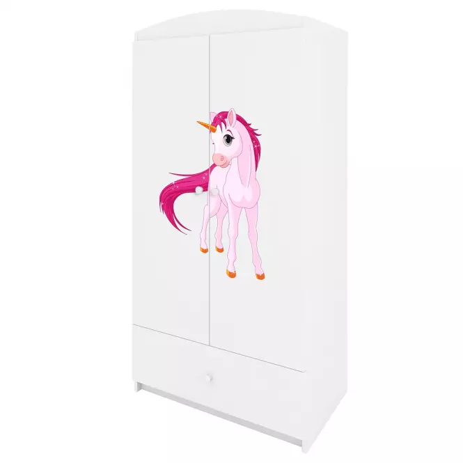 Skriňa Babydreams Biely – Jednorožec,4