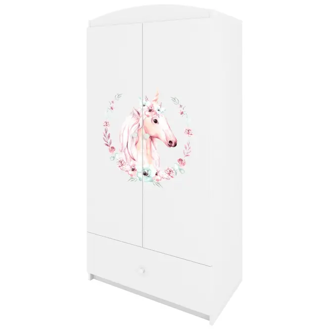 Skriňa Babydreams biela – Kôň,5
