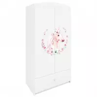 Skriňa Babydreams biela – Kôň