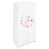 Skriňa Babydreams biela – Kôň