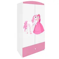 Skriňa Babydreams Ružová – Princezná 2