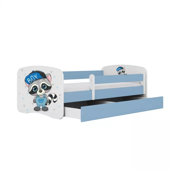 Detská Posteľ. Babydreams+Sz+M Modrá 70x140 medvedík čistotný