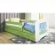 Detská Posteľ. Babydreams+Sz+M Zelená 70x140 Medveď Mod,6