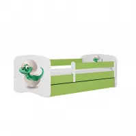 Detská Posteľ. Babydreams+Sz+M Zelená 80x180 Dino