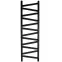 Kúpeľňový radiátor Mix Kalipso Mk 140/40 1400x440 mm čierna