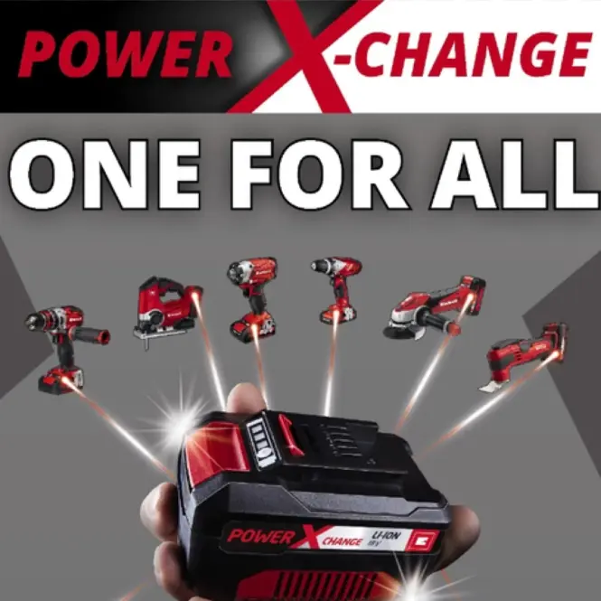 Aku uhlová brúska Einhell Power X-Change TC-AG 18V/115 Li,4