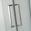 Sprchový kút Aura 90x90x190 chróm,3