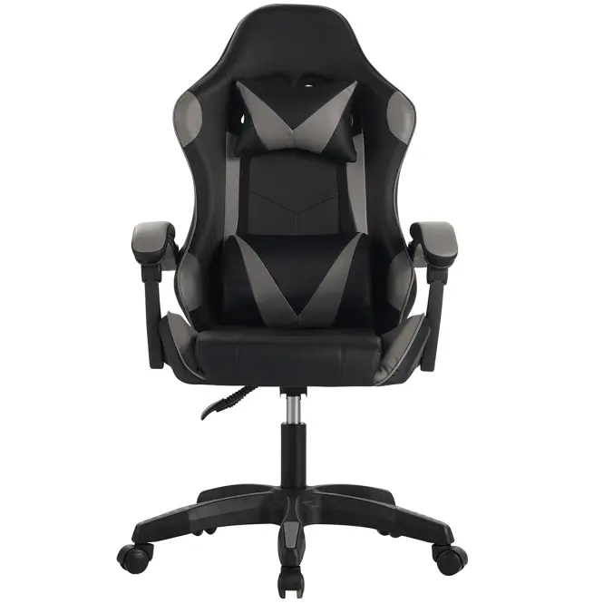 Kreslo pre Hráča Fotyn 8684 čierna/sivá