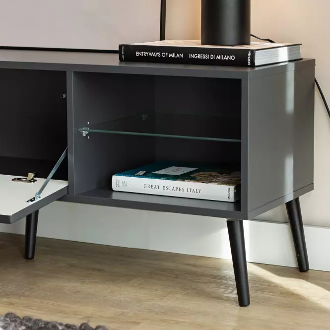 TV stolík 1K Barcelona antracit,5