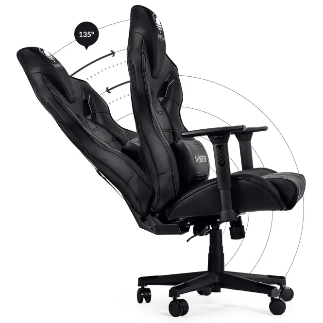 Detské herné kreslo Diablo X-Fighter čierna