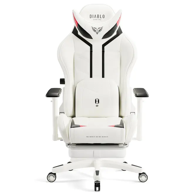Otočné kreslo Normal Diablo X-Ray 2.0 čierna/biely,8