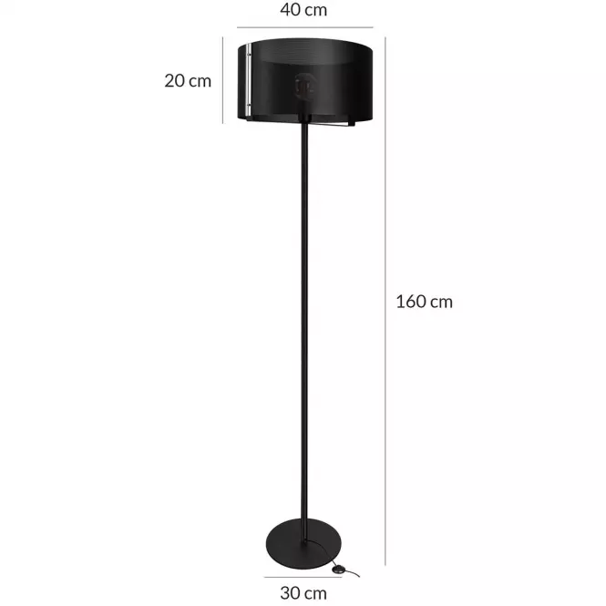 Stojacia lampa KOMETA 2928/LSW-B-1 LP1
