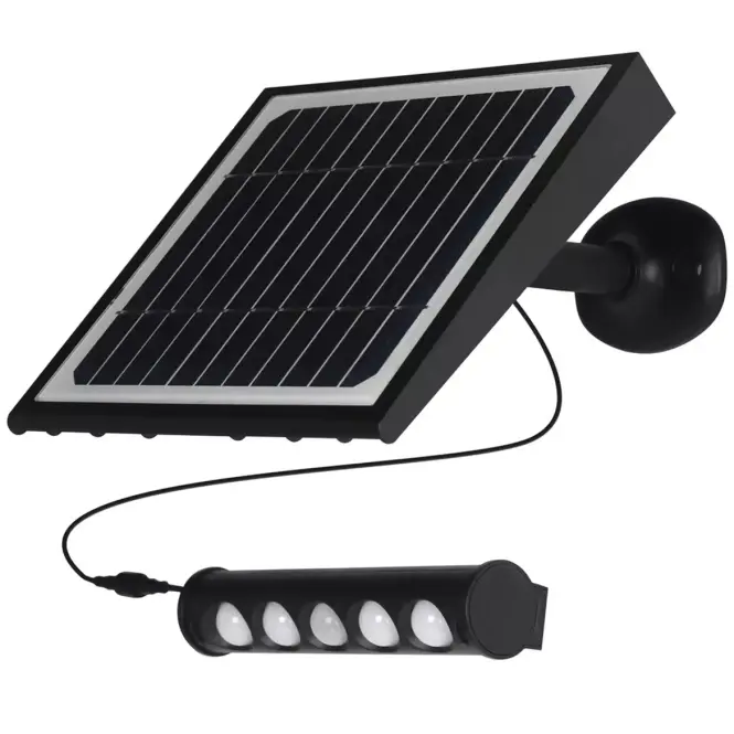 Solárne LED svietidlo 46818 čierne,8
