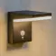 Nástenná Lampa snímač pohybu 46822 Black K1,6